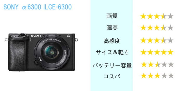 【SONY α6300 ILCE-6300】高速オートフォーカスを備えたAPS-Cミラーレス、その特徴とレビュー！ - ログ×ログ