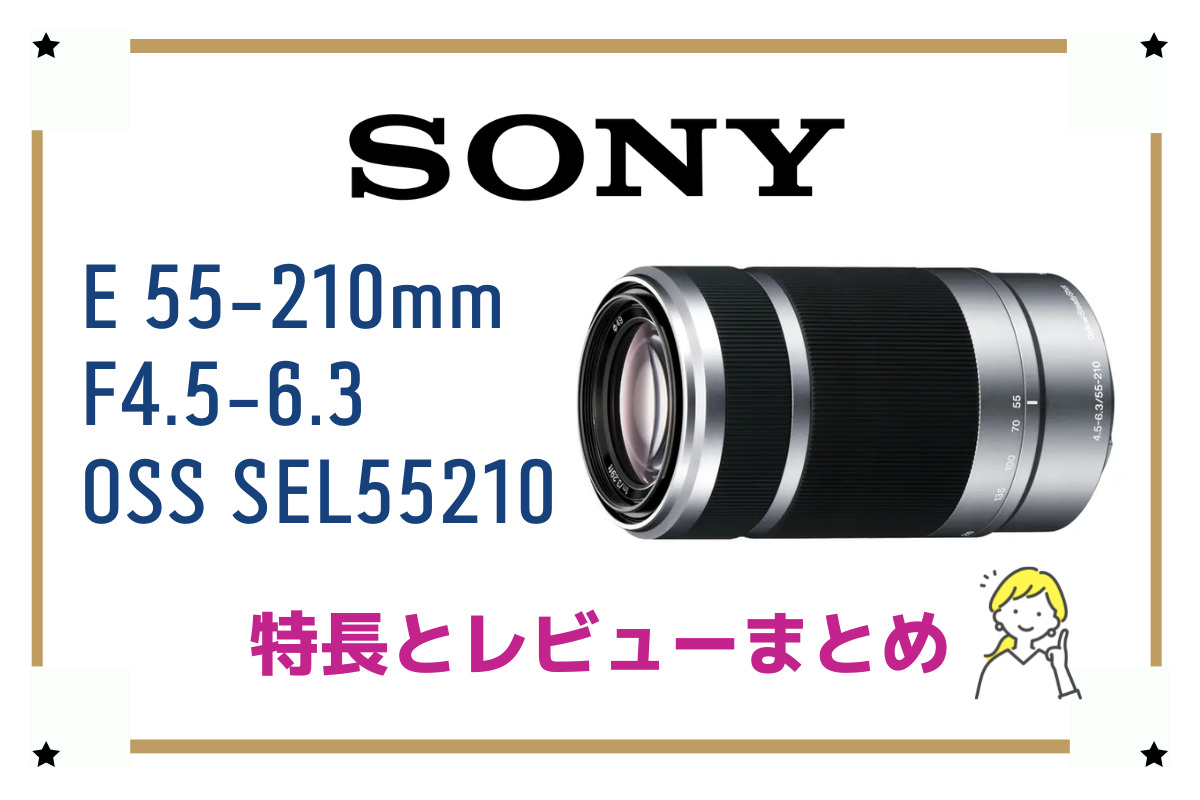 E 55-210mm F4.5-6.3 OSS SEL55210 ブラック - www.sorbillomenu.com