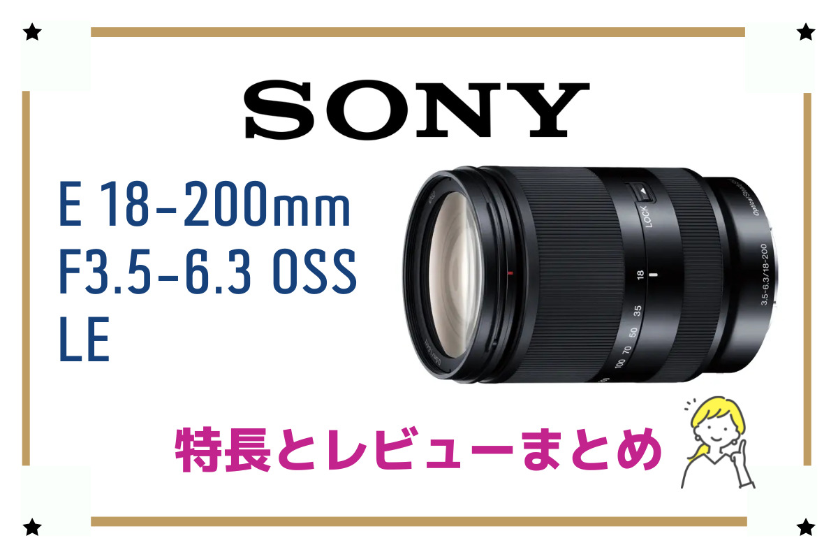 SONY ソニー E18-200 F3.5-6.3 OSS LE　訳あり