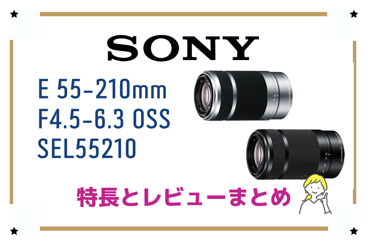 SONY SEL55210 E 55-210mm F4.5-6.3 ズームレンズ-